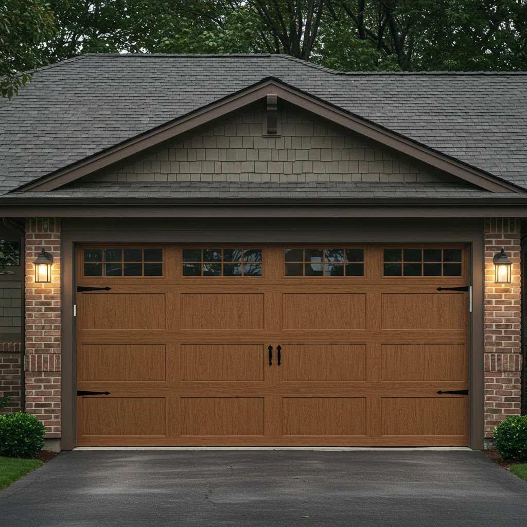 Certified technician repairing garage door in Florida
