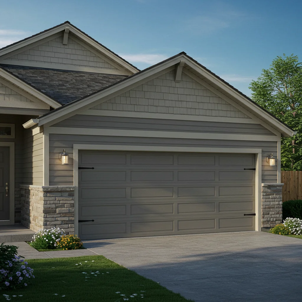 Certified technician repairing garage door in Florida