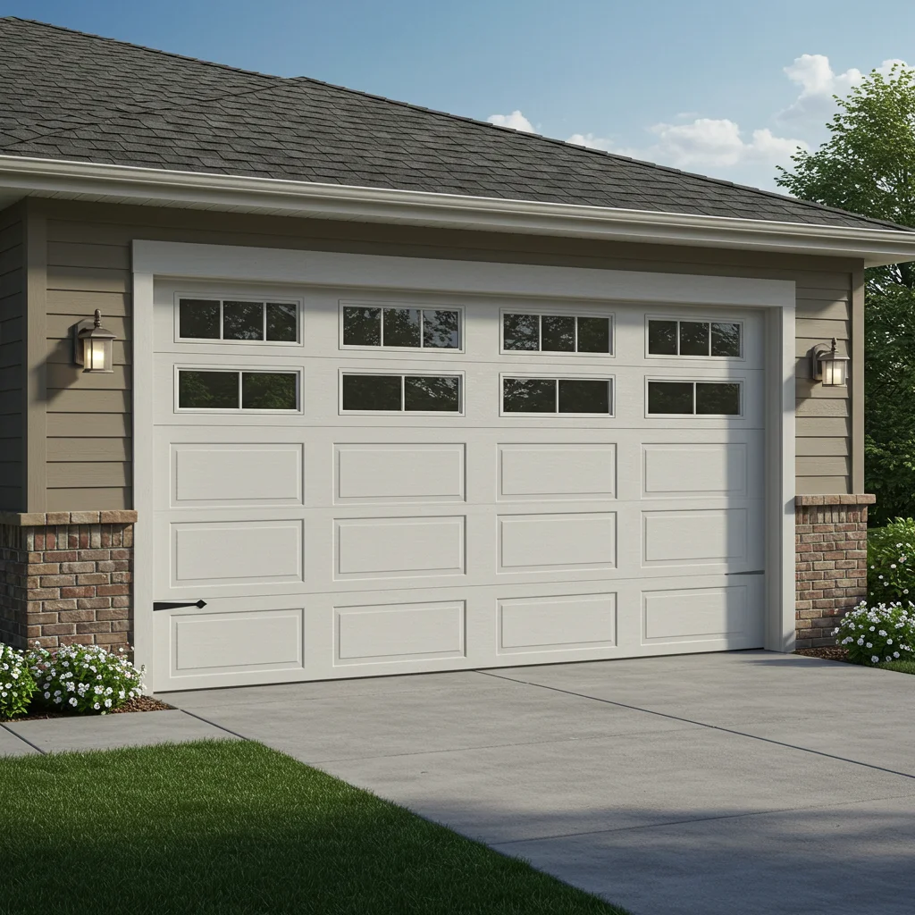 Certified technician repairing garage door in Florida